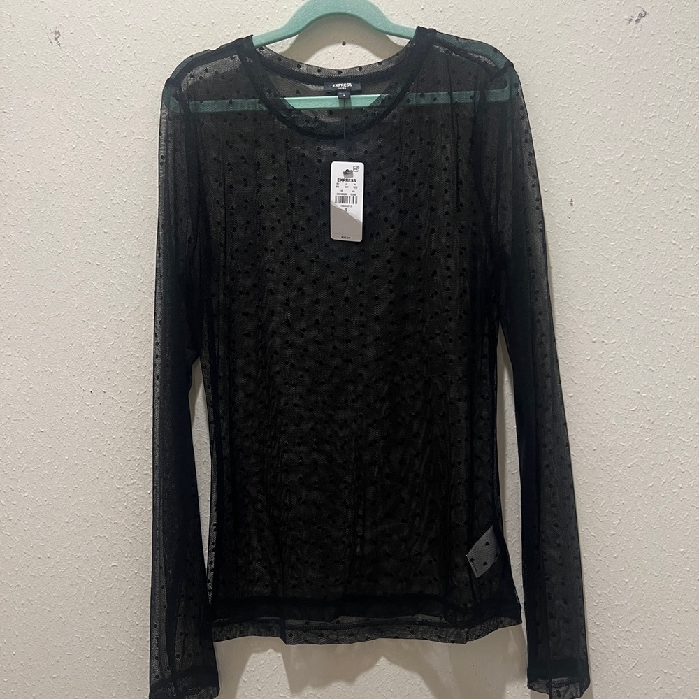 NWT Express sheer top